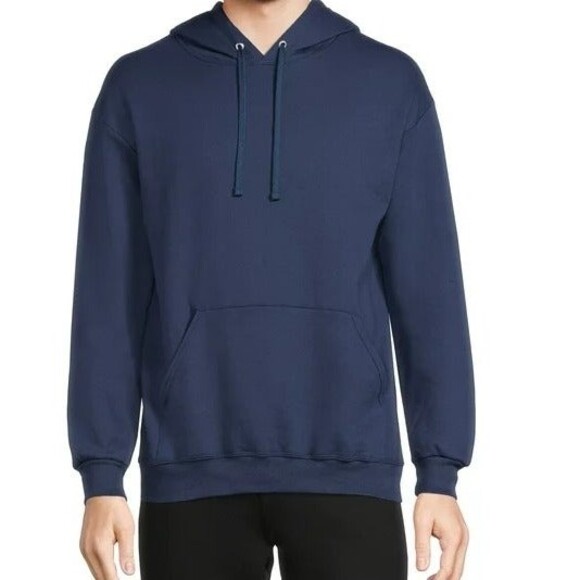 Men's 2XL Navy Blue Hoodie NEW Pullover with pockets Athletic Works - Picture 1 of 2
